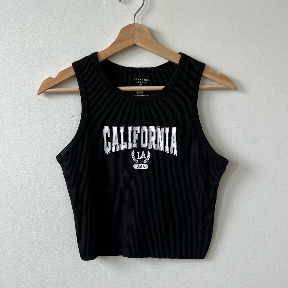 Ribbed Crop Tank